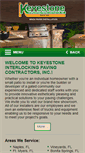 Mobile Screenshot of keyestonepaving.com